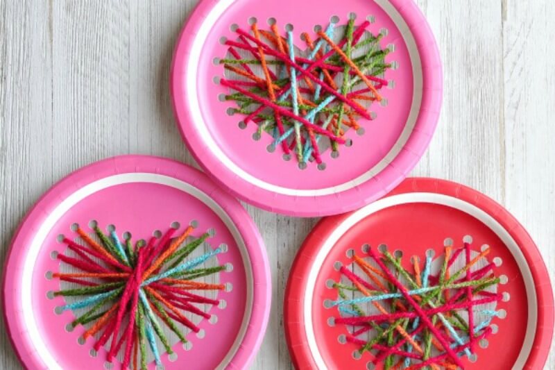 https://www.redtedart.com/paper-plate-heart-sewing-craft/