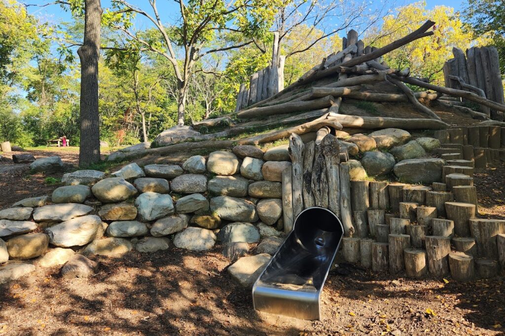 Check Out Leslie Science & Nature Center’s NEW Nature Playscape