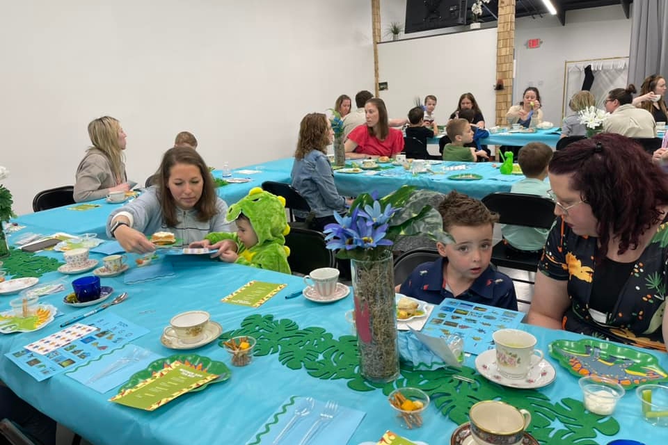 Mother/Son Tea Rex Party